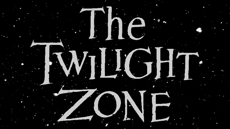 A frame of The Twilight Zone.